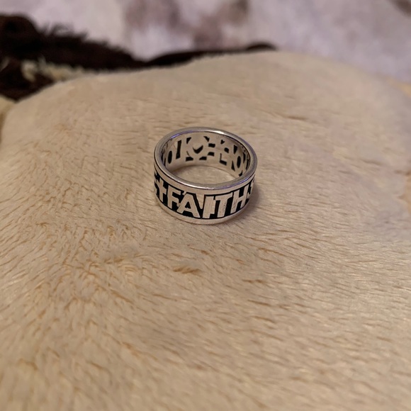 Jame Avery Hope+love+faith ring. Used. - Picture 1 of 4